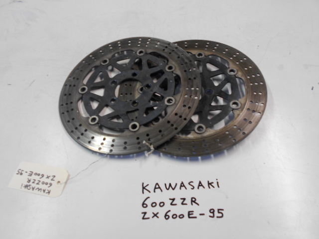 Disques de frein avant KAWASAKI 600 ZZR ZX600E - 95: Pice d'occasion pour moto