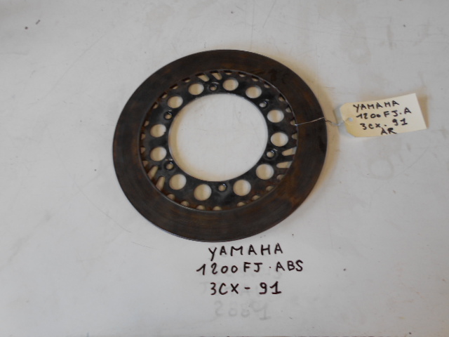 Disque de frein arrière YAMAHA 1200 FJ 3CX - 91: Pice d'occasion pour moto